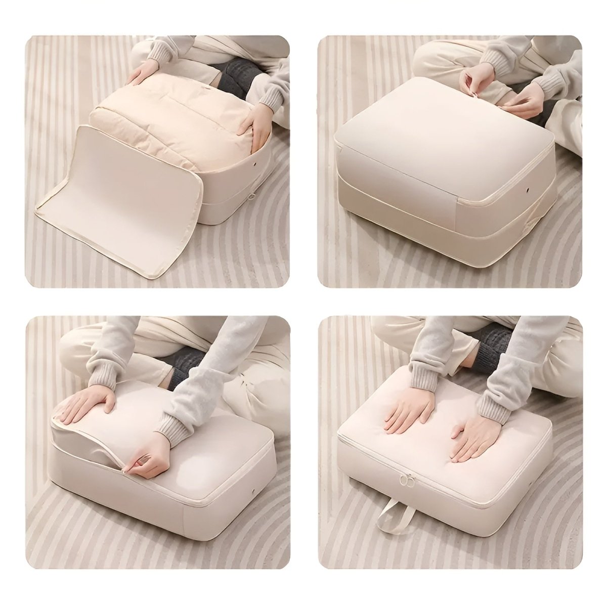 Virelle Maison - Sac de rangement compressible en plastique transparent étanche | Virelle Maison