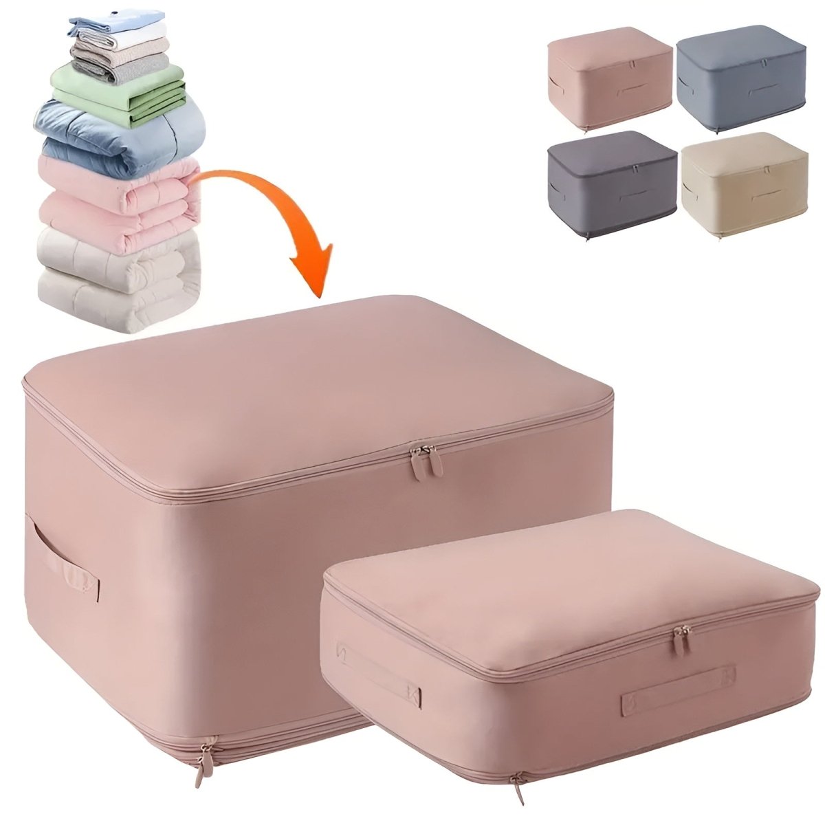 Virelle Maison - Sac de rangement compressible en plastique transparent étanche | Virelle Maison