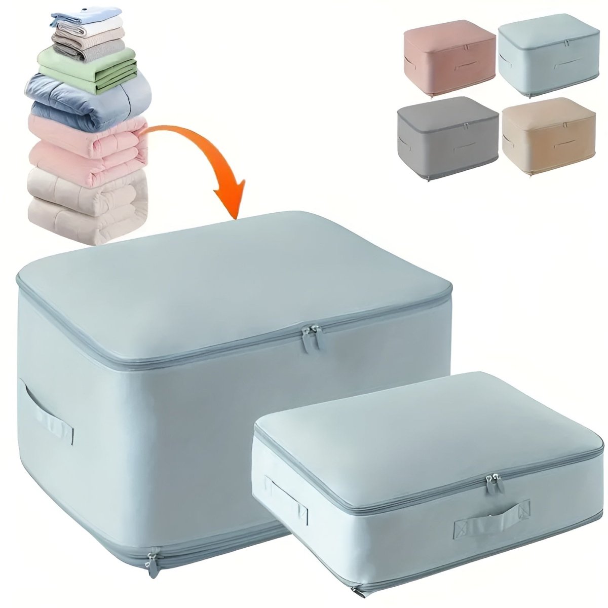 Virelle Maison - Sac de rangement compressible en plastique transparent étanche | Virelle Maison