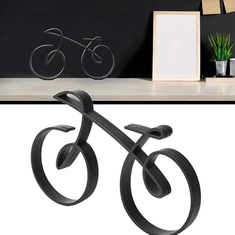 Virelle Maison - Sculpture cycliste en métal style minimaliste | Virelle Maison