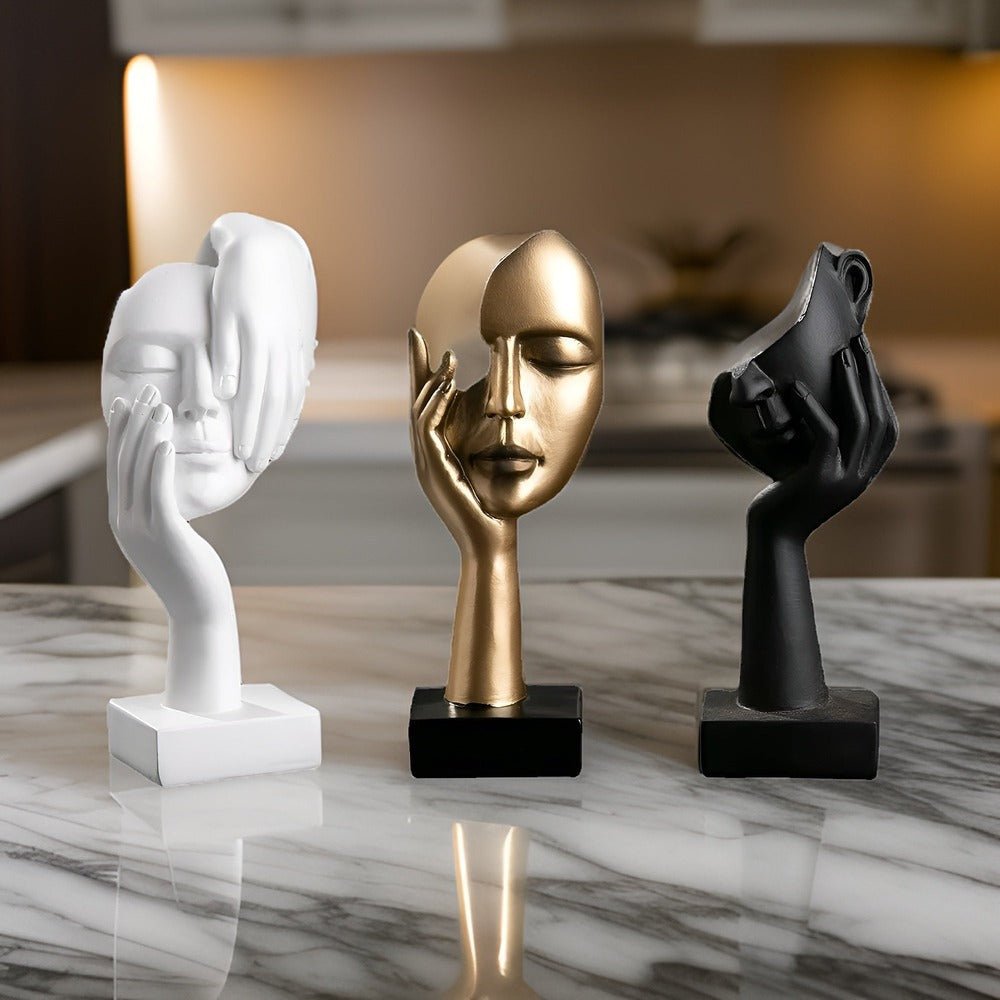 Virelle Maison - Sculpture décorative abstraite en résine au style nordique | Virelle Maison