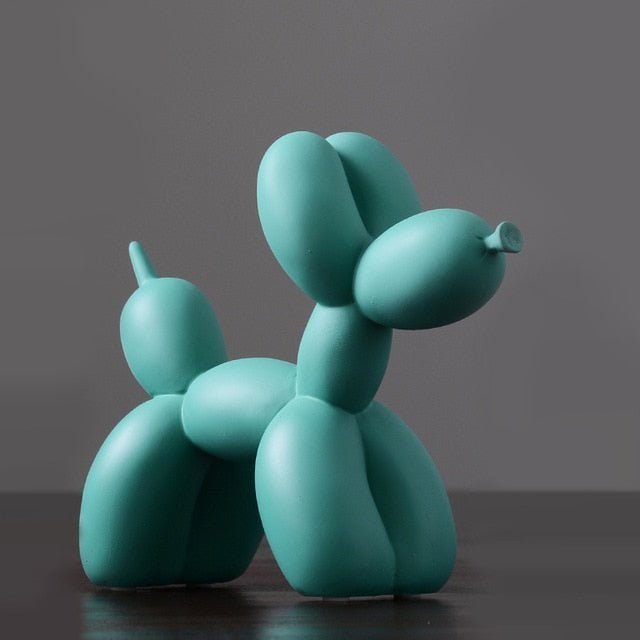 Virelle Maison - Sculpture décorative en résine finition lisse forme ballon chien | Virelle Maison