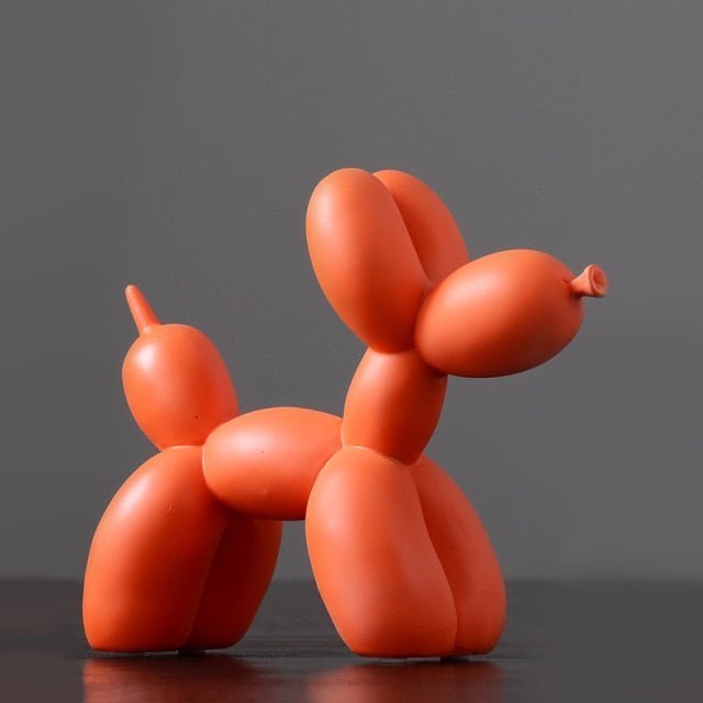 Virelle Maison - Sculpture décorative en résine finition lisse forme ballon chien | Virelle Maison