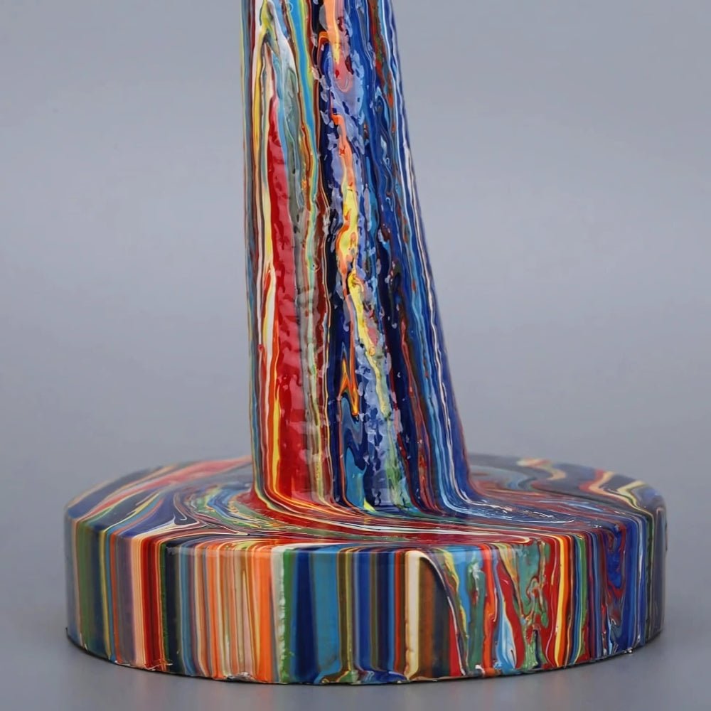 Virelle Maison - Sculpture décorative femme penseuse aux couleurs vives | Virelle Maison