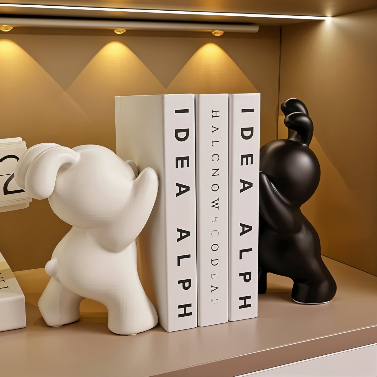 Virelle Maison - Serre - livres décoratifs en résine finition mate – forme lapin | Virelle Maison