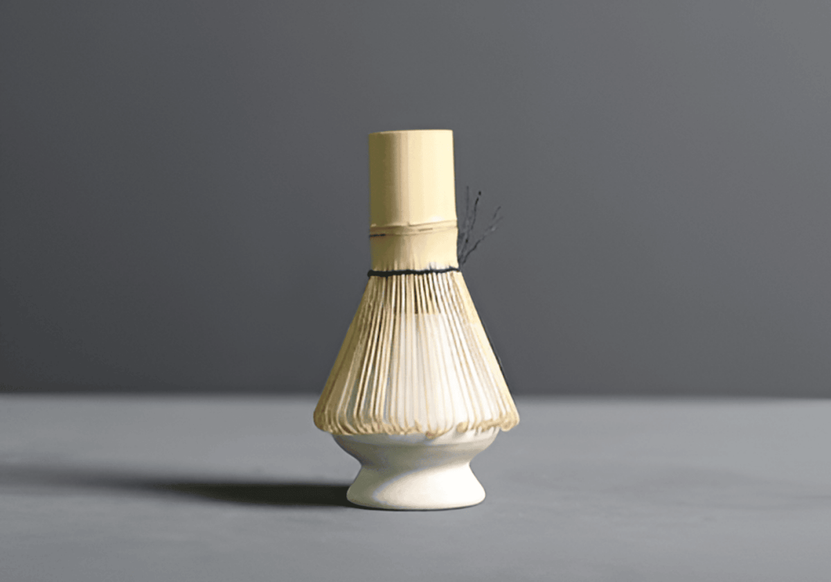 Virelle Maison - Service à matcha japonais en céramique et bambou – 4 pièces