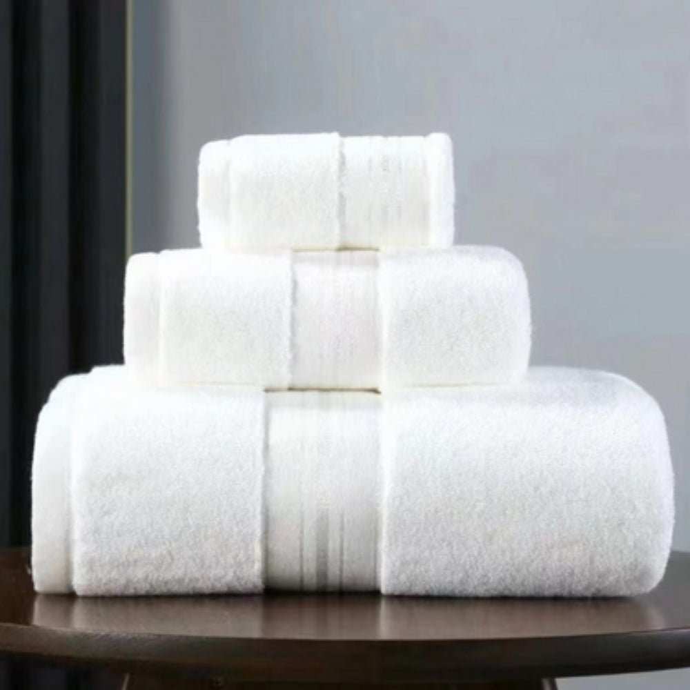 Virelle Maison - Serviette de bain en coton égyptien – Lot doux et absorbant | Virelle Maison