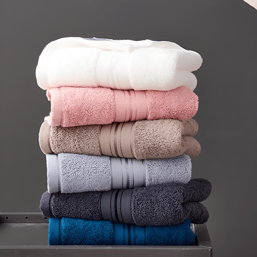 Virelle Maison - Serviette de bain en coton égyptien – Lot doux et absorbant | Virelle Maison