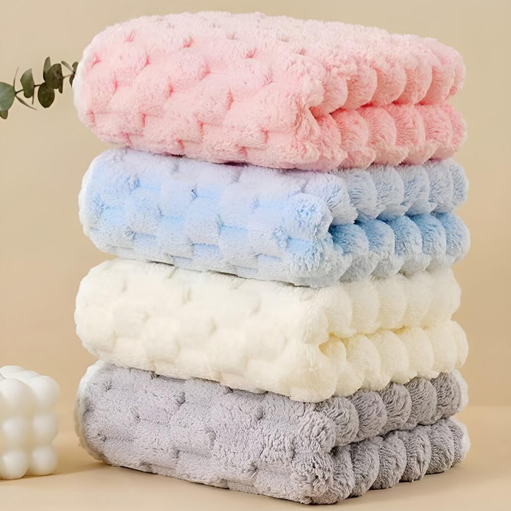 Virelle Maison - Serviettes en polaire douce, tissage serré et boucle d’accroche