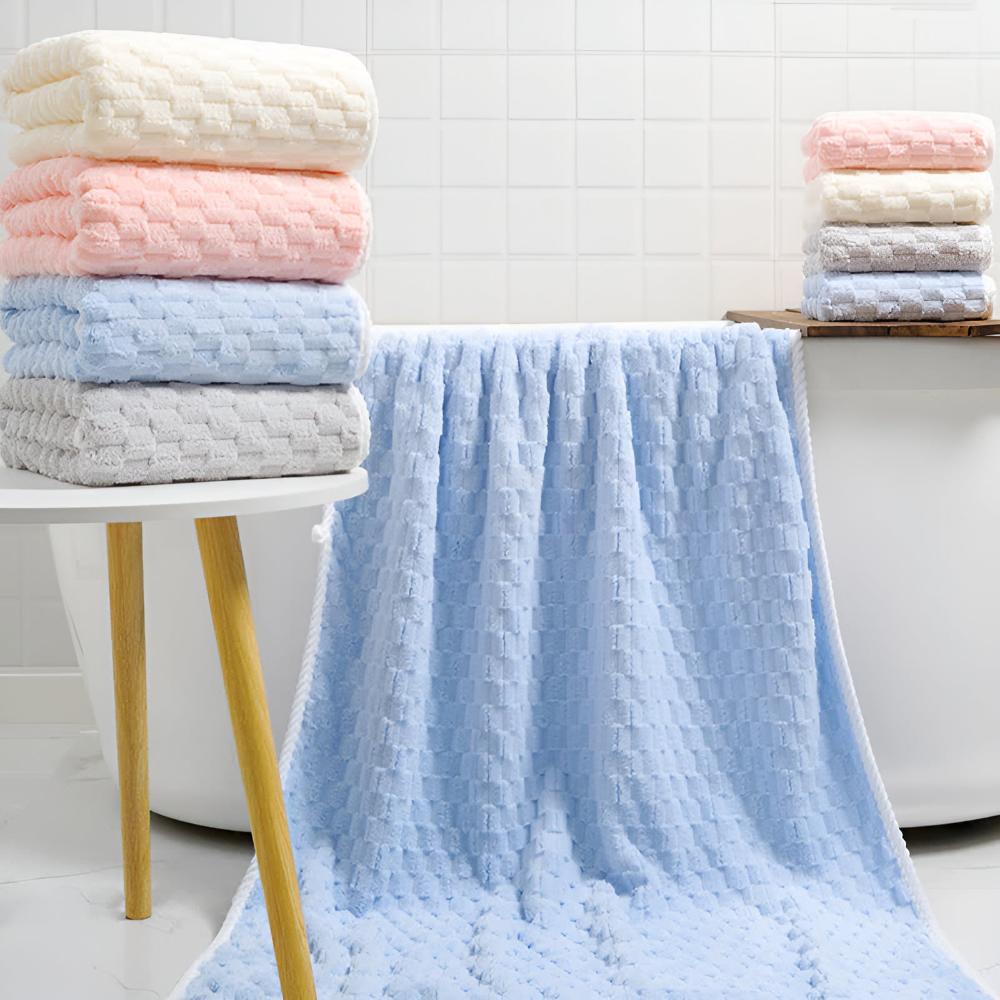 Virelle Maison - Serviettes en polaire douce, tissage serré et boucle d’accroche