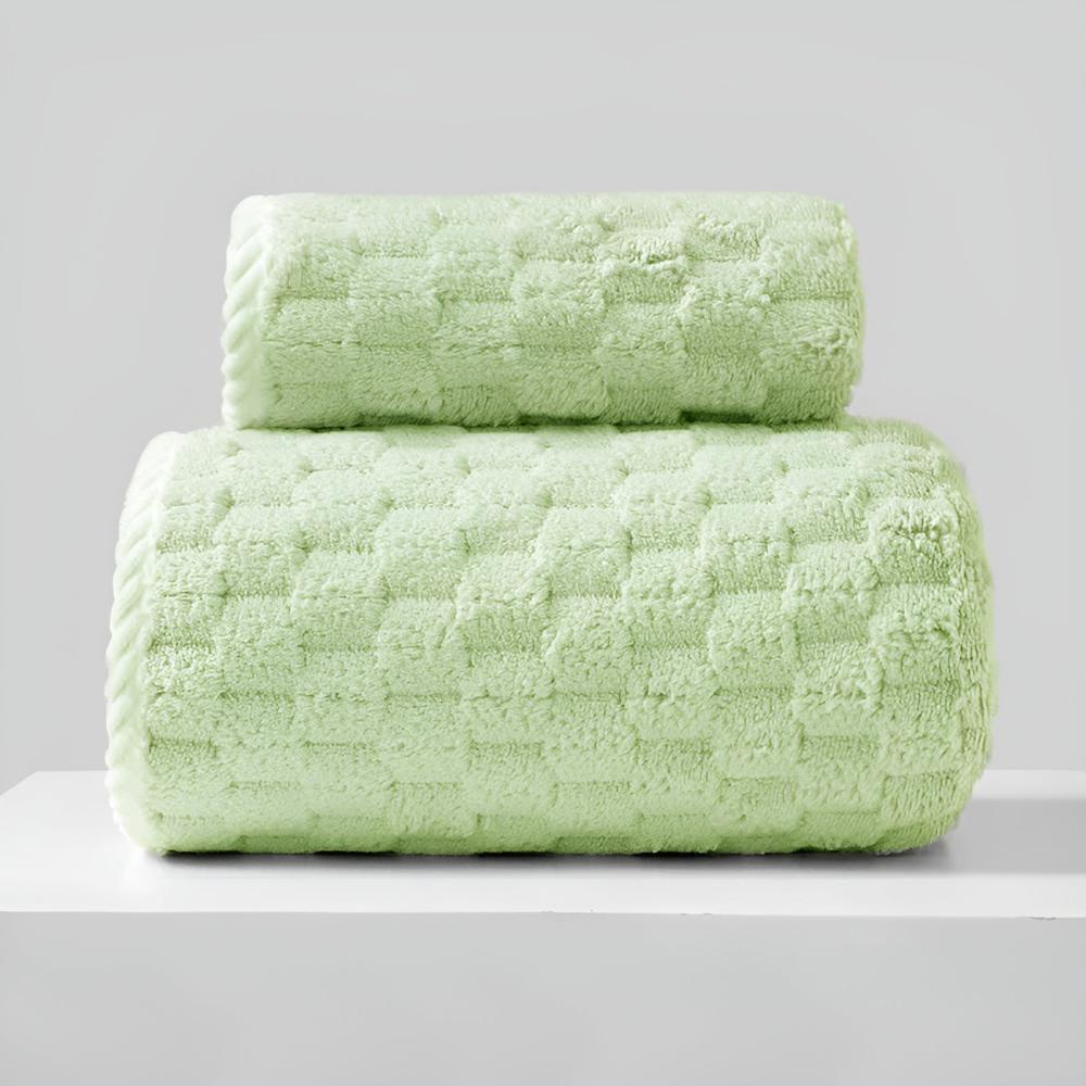 Virelle Maison - Serviettes en polaire douce, tissage serré et boucle d’accroche