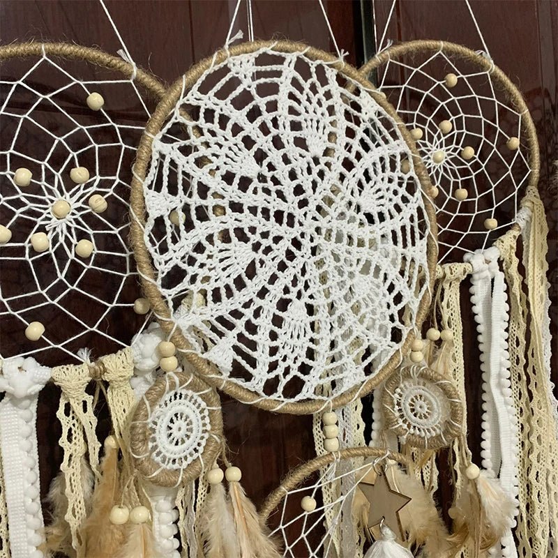 Virelle Maison - Set de capteurs de rêves en coton tressé motif lunaire | Virelle Maison