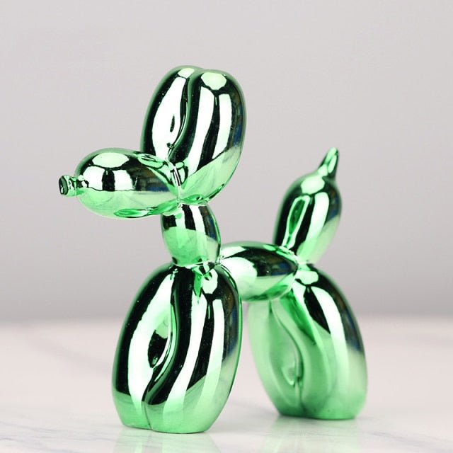 Virelle Maison - Statue décorative chien ballon en résine brillante | Virelle Maison