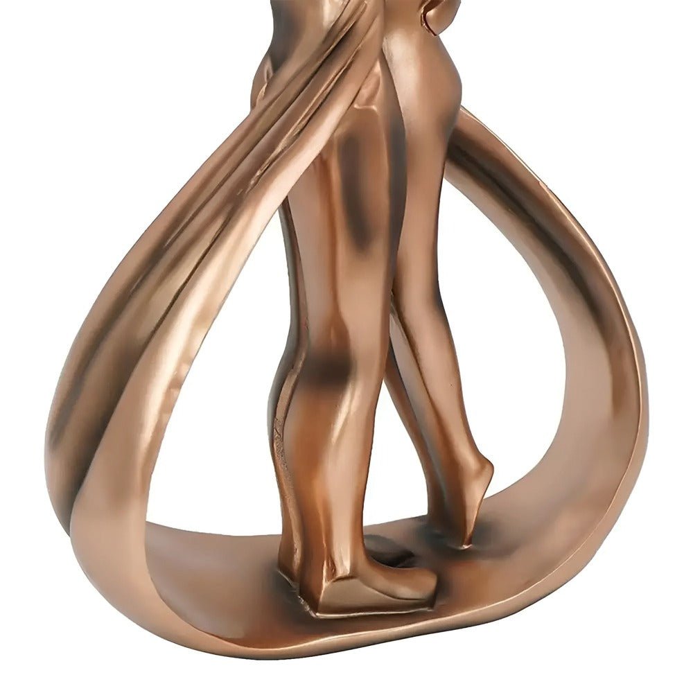 Virelle Maison - Statue décorative en résine représentant un couple enlacé | Virelle Maison