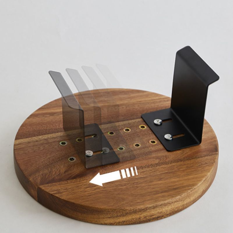Virelle Maison - Tablette d’accoudoir en bois foncé à fixation clip | Virelle Maison