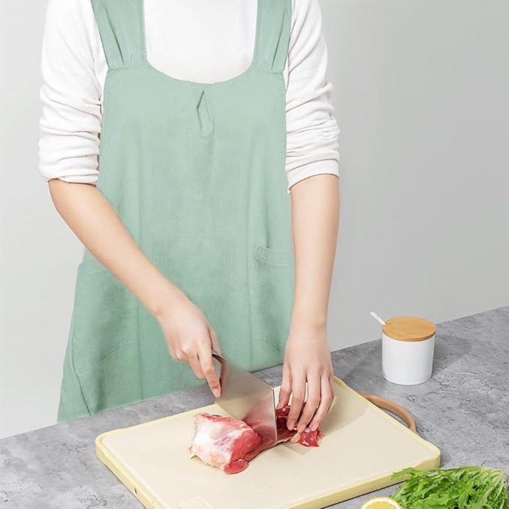 Virelle Maison - Tablier croisé en coton - lin, style coréen décontracté | Virelle Maison