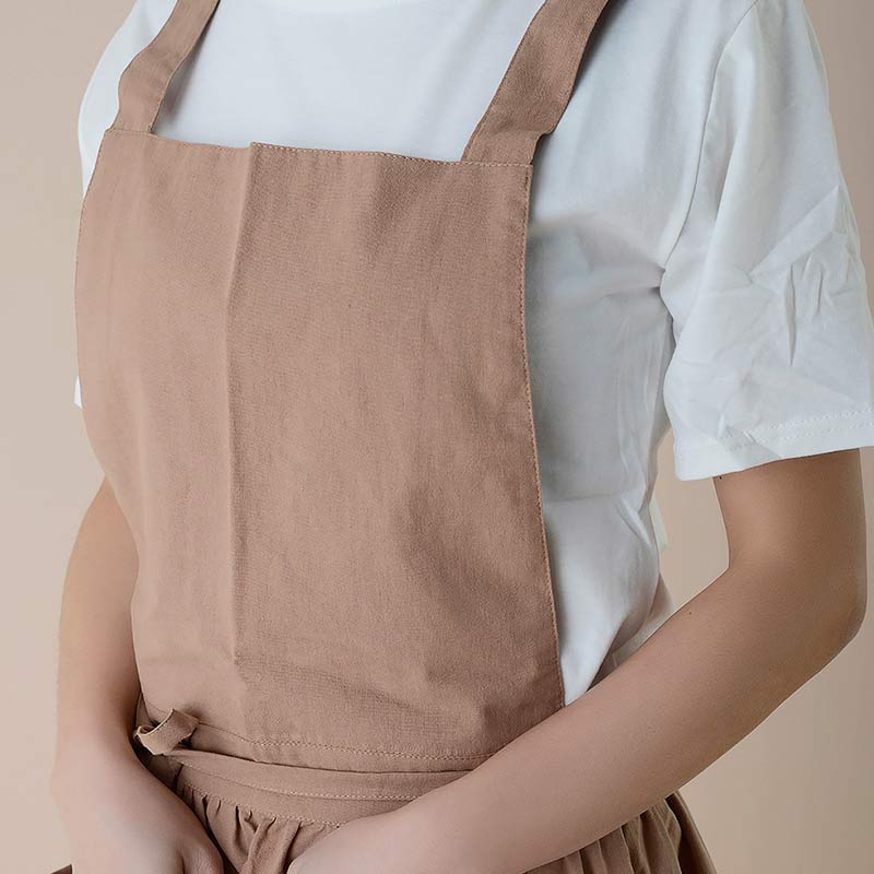 Virelle Maison - Tablier de cuisine en coton à dos croisé avec poches | Virelle Maison