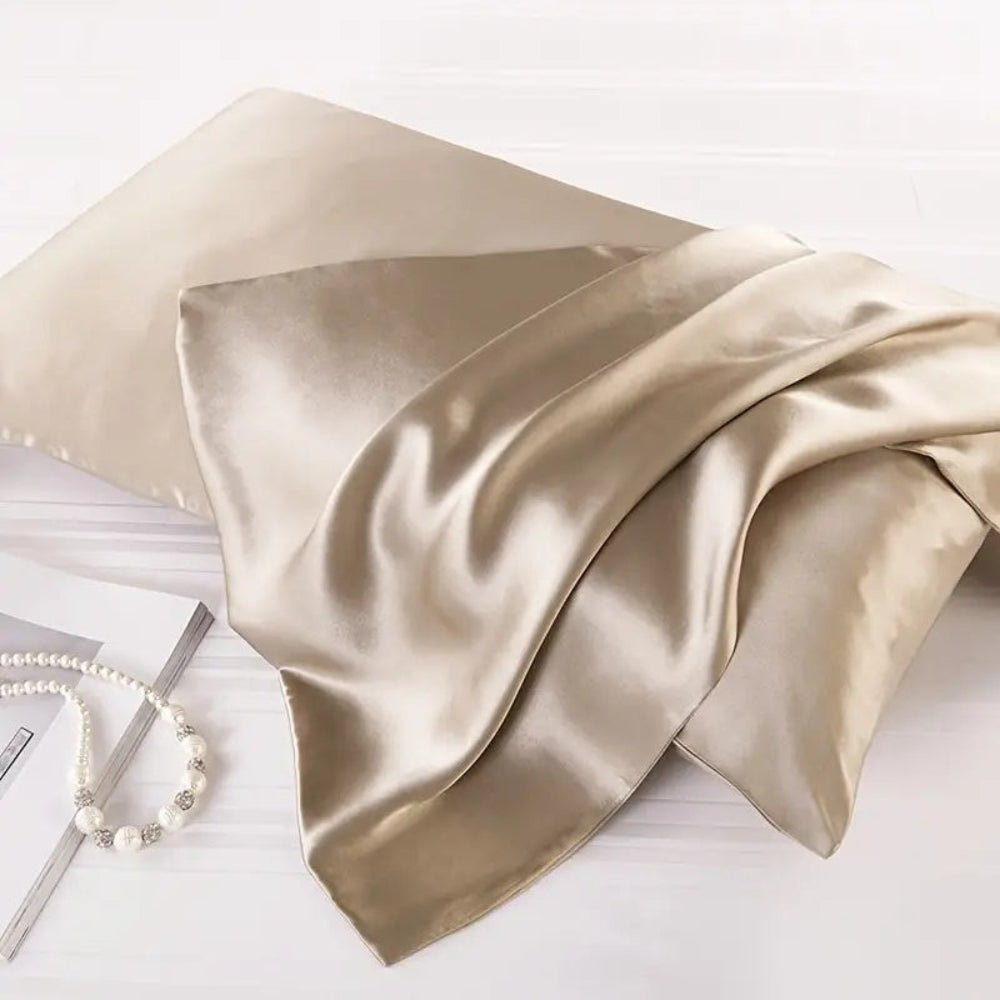 Virelle Maison - Taies d’oreiller en soie naturelle, lot de 2 | Virelle Maison