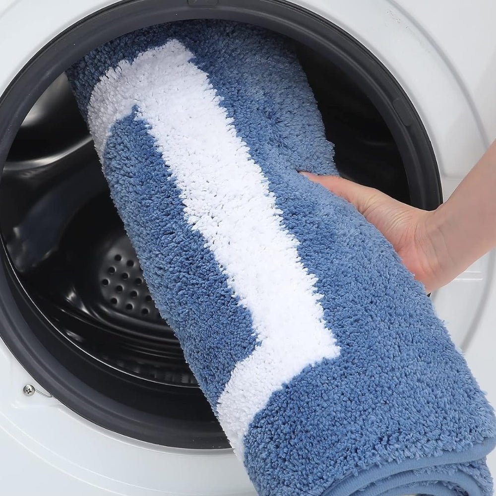 Virelle Maison - Tapis de bain antidérapant à bordure moderne | Virelle Maison