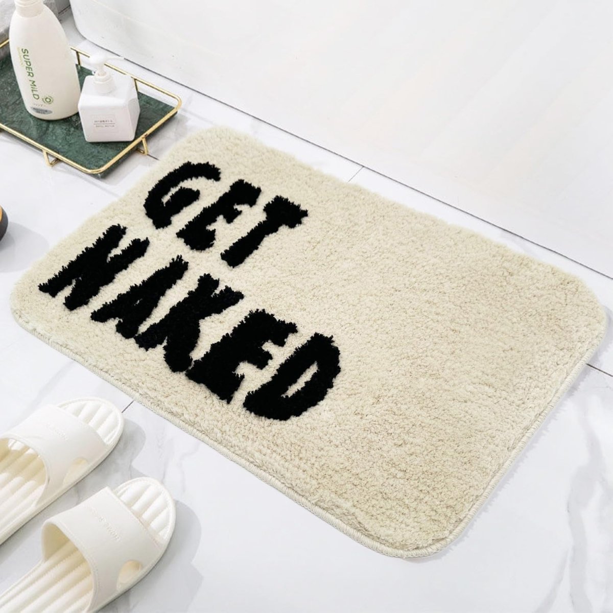 Virelle Maison - Tapis de bain antidérapant en polyester doux | Virelle Maison