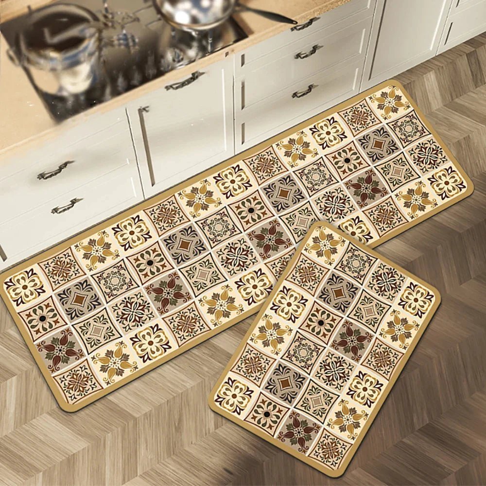 Virelle Maison - Tapis de cuisine antidérapant en textile texturé | Virelle Maison