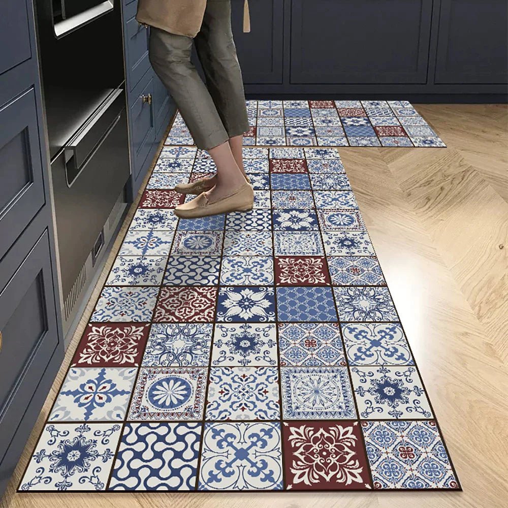 Virelle Maison - Tapis de cuisine antidérapant en textile texturé | Virelle Maison