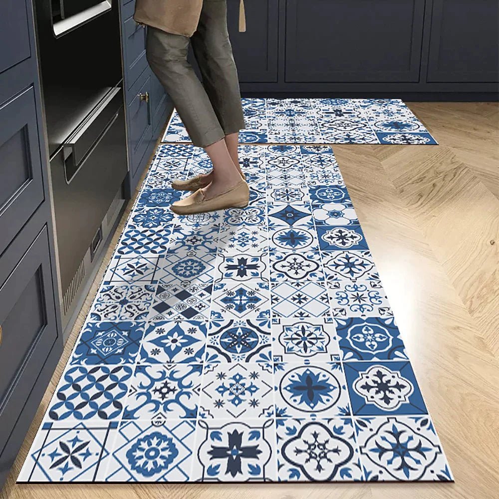 Virelle Maison - Tapis de cuisine antidérapant en textile texturé | Virelle Maison