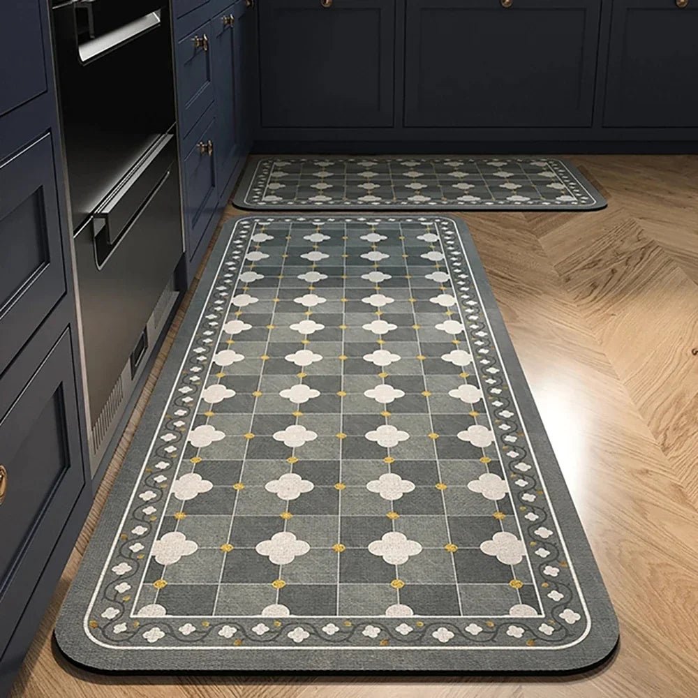 Virelle Maison - Tapis de cuisine antidérapant en textile texturé | Virelle Maison