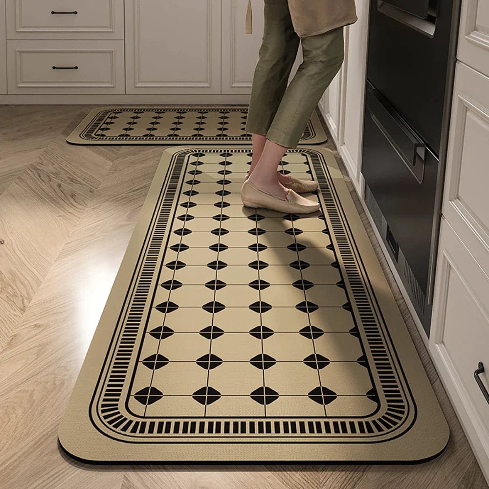 Virelle Maison - Tapis de cuisine antidérapant en textile texturé | Virelle Maison