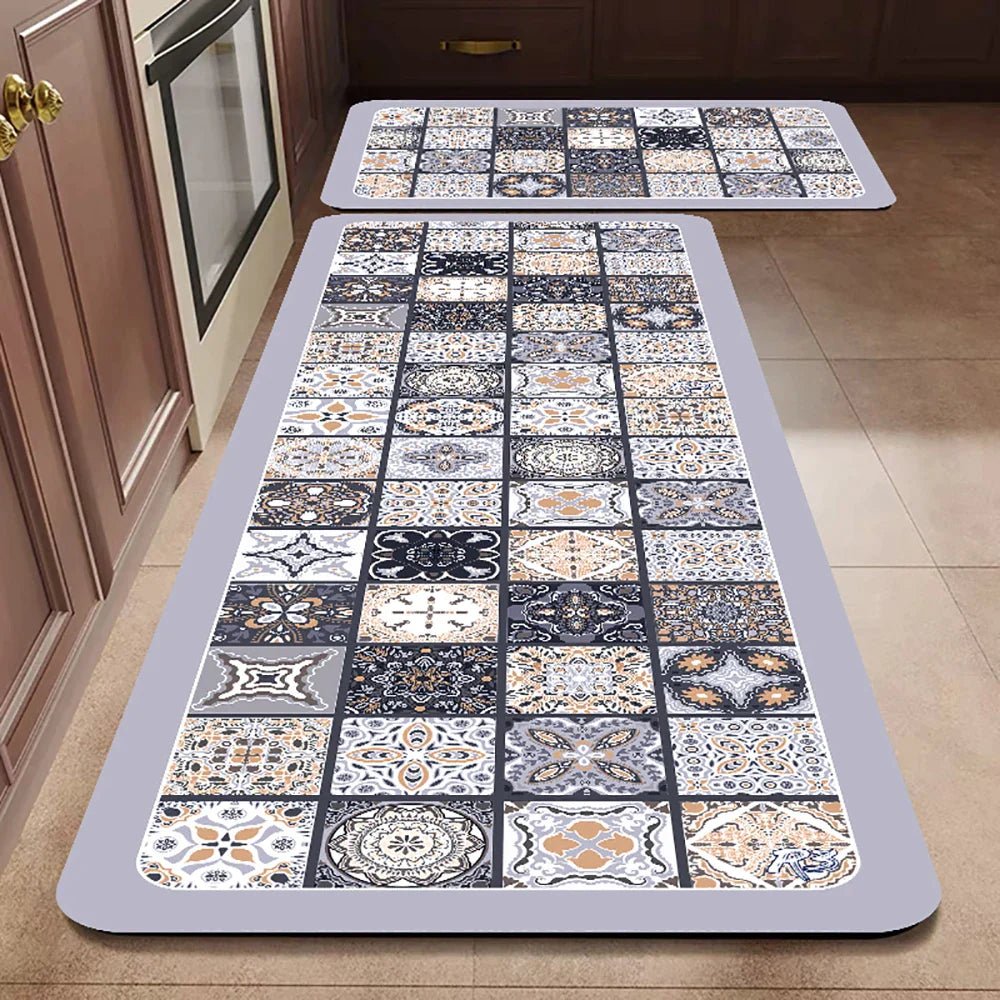 Virelle Maison - Tapis de cuisine antidérapant en textile texturé | Virelle Maison