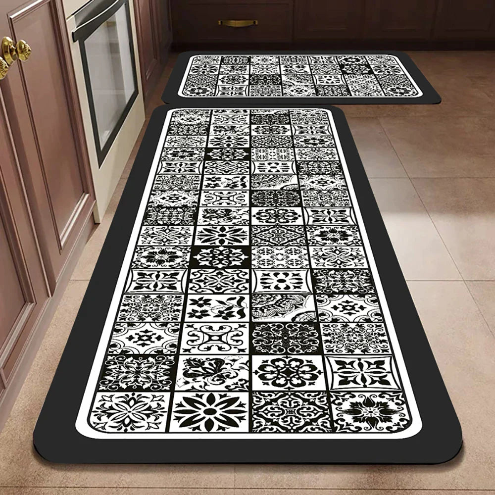 Virelle Maison - Tapis de cuisine antidérapant en textile texturé | Virelle Maison