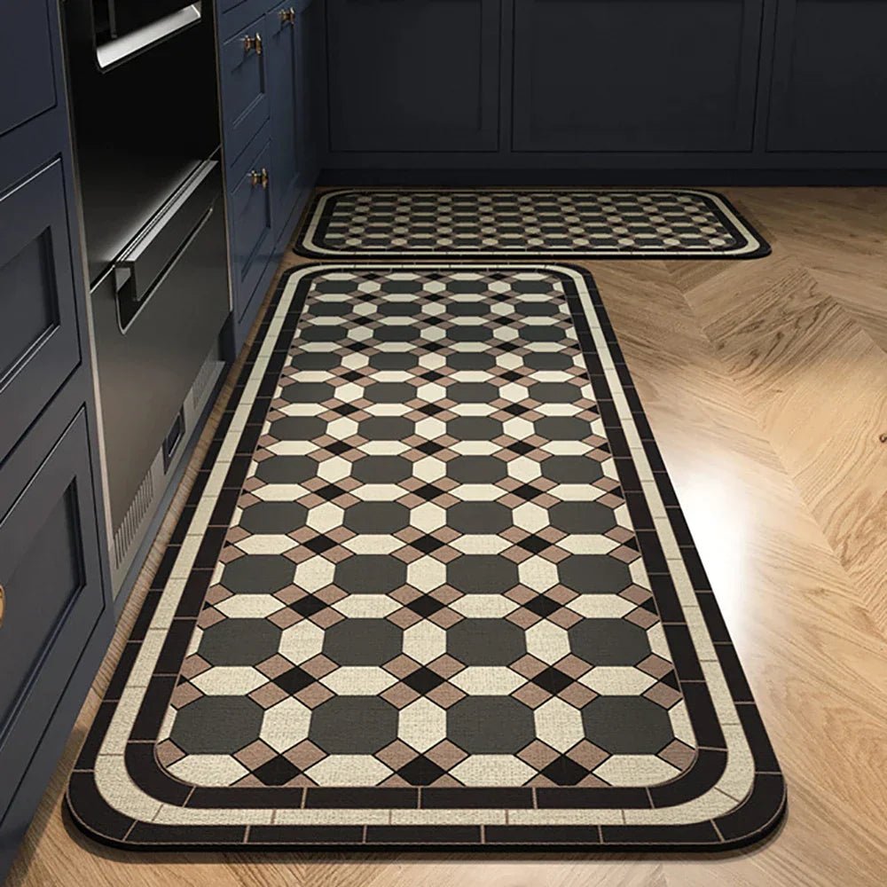 Virelle Maison - Tapis de cuisine antidérapant en textile texturé | Virelle Maison