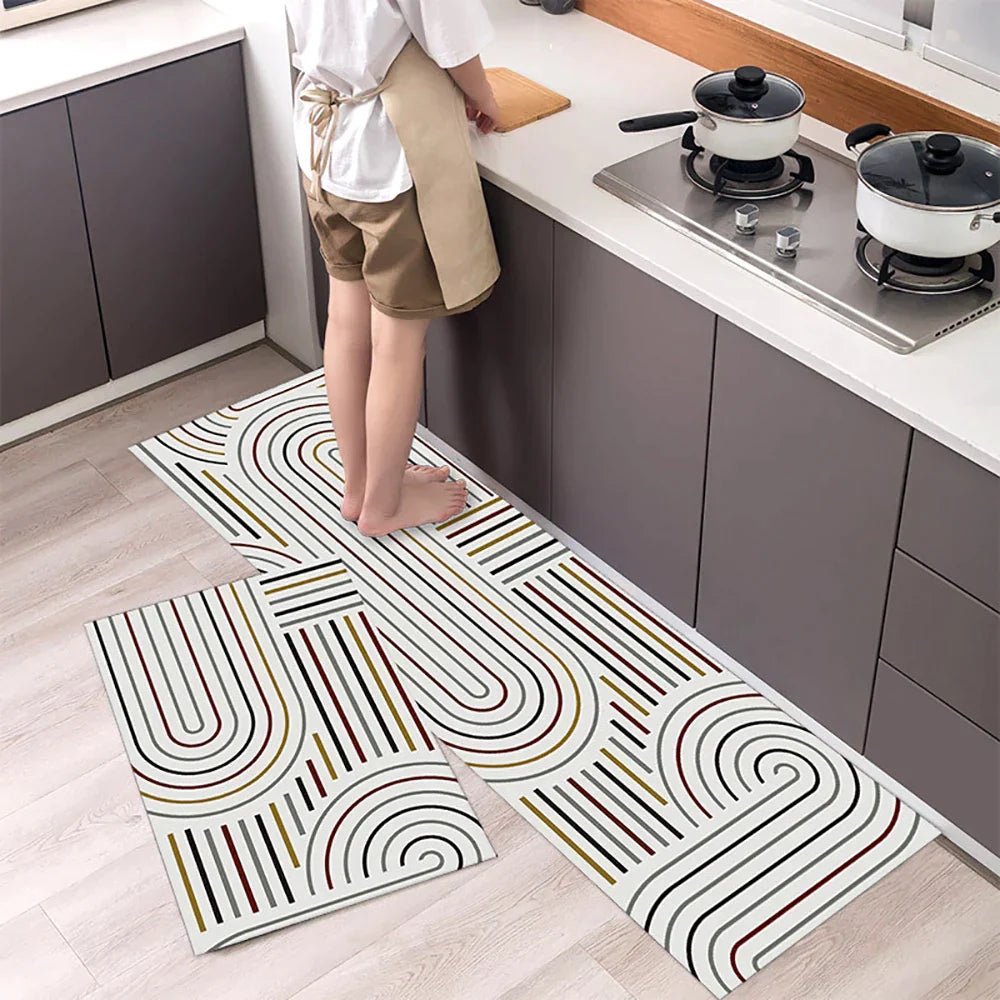 Virelle Maison - Tapis de cuisine antidérapant en textile texturé | Virelle Maison
