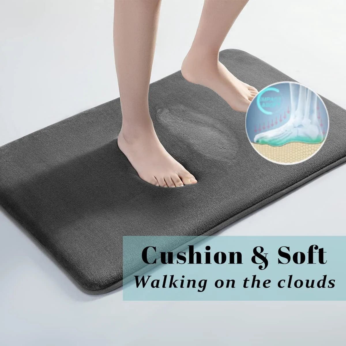 Virelle Maison - Tapis de sol en velours absorbant antidérapant | Virelle Maison