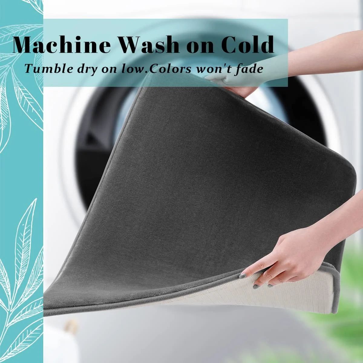 Virelle Maison - Tapis de sol en velours absorbant antidérapant | Virelle Maison