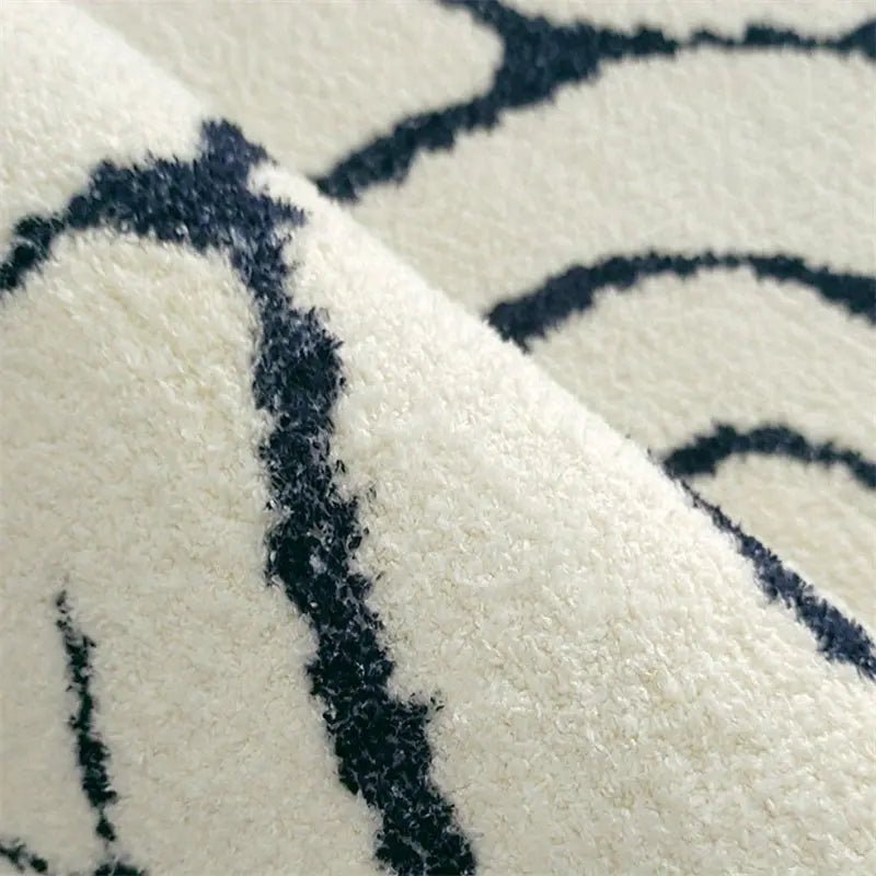 Virelle Maison - Tapis en laine à motifs ondulés | Virelle Maison