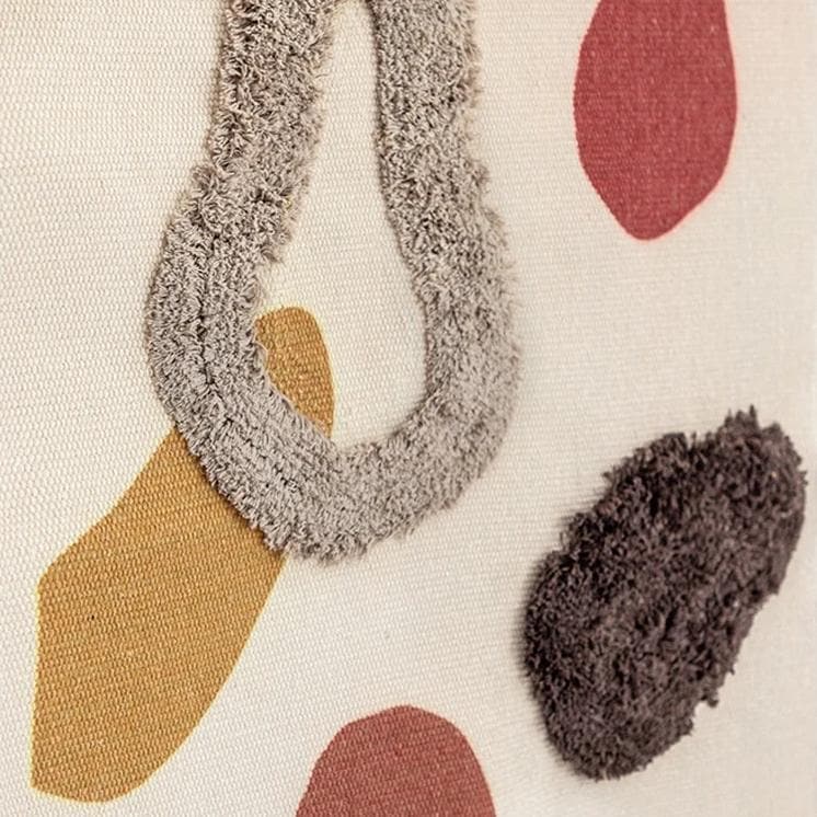Virelle Maison - Tapis mural en coton tissé à franges géométriques | Virelle Maison