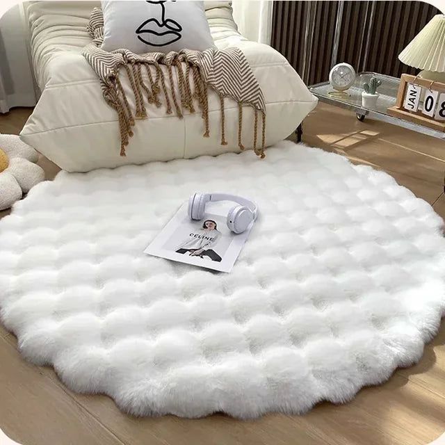 Virelle Maison - Tapis rond en polyester doux et antidérapant | Virelle Maison