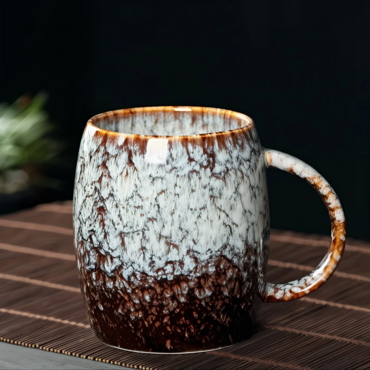 Virelle Maison - Tasses à café en céramique colorée à motif marbré | Virelle Maison