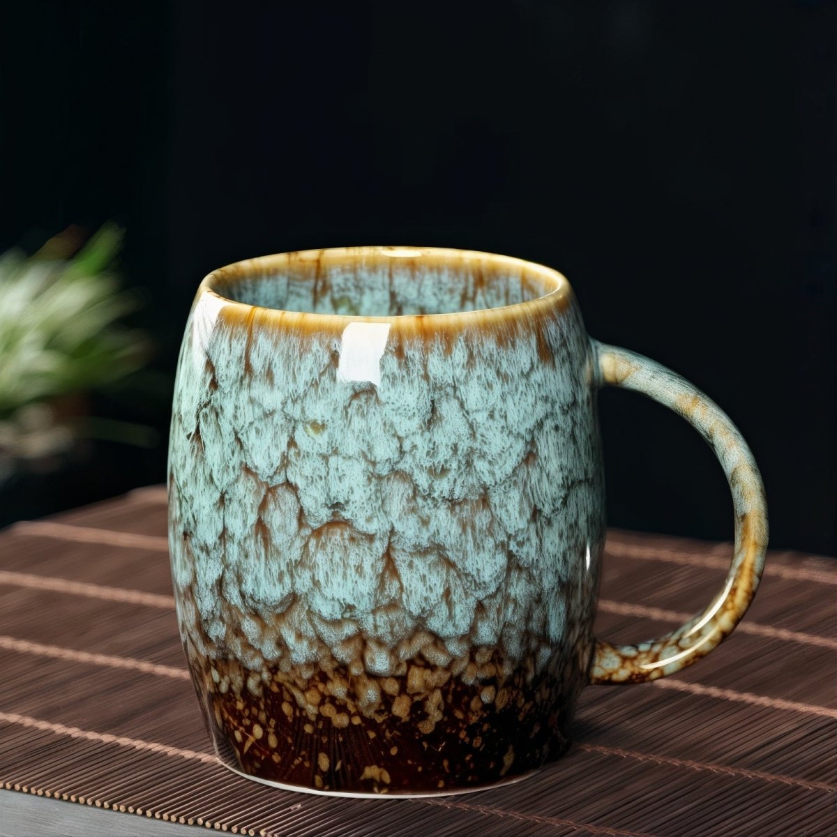 Virelle Maison - Tasses à café en céramique colorée à motif marbré | Virelle Maison