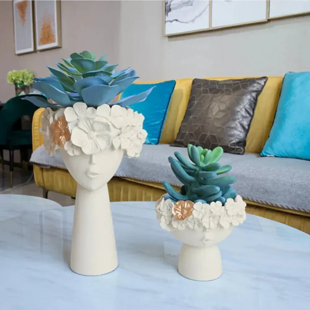 Virelle Maison - Vase décoratif en résine multifonctionnel mat | Virelle Maison