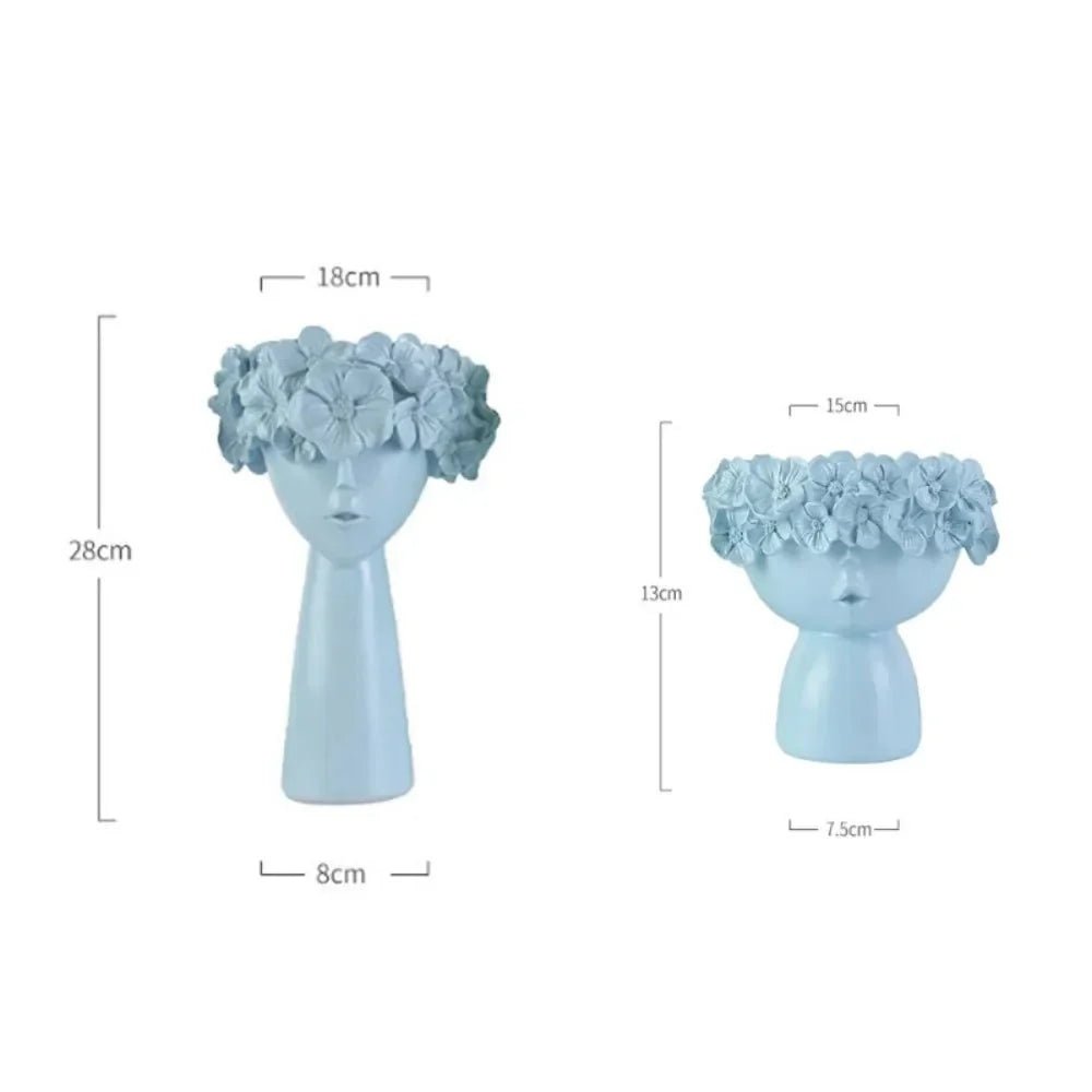 Virelle Maison - Vase décoratif en résine multifonctionnel mat | Virelle Maison
