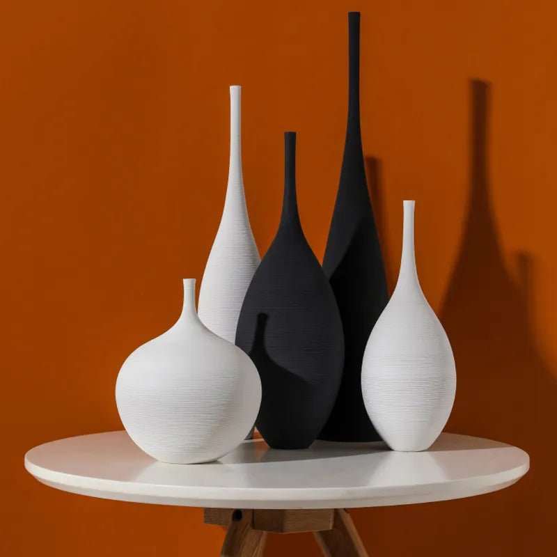 Virelle Maison - Vase en céramique mate minimaliste – style scandinave | Virelle Maison