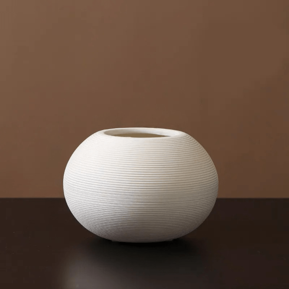 Virelle Maison - Vase en céramique mate minimaliste – style scandinave | Virelle Maison