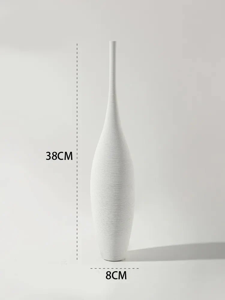 Virelle Maison - Vase en céramique mate minimaliste – style scandinave | Virelle Maison