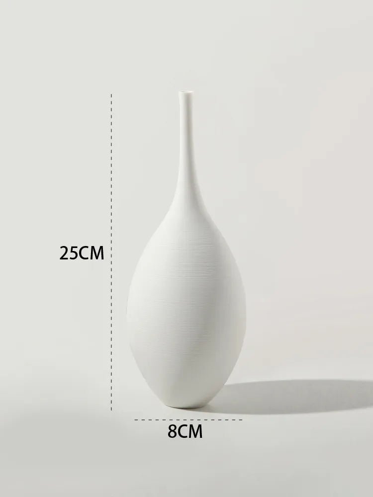 Virelle Maison - Vase en céramique mate minimaliste – style scandinave | Virelle Maison