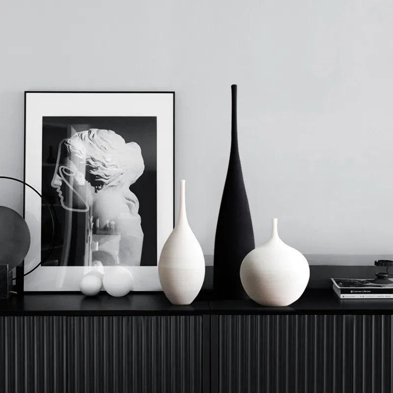 Virelle Maison - Vase en céramique mate minimaliste – style scandinave | Virelle Maison