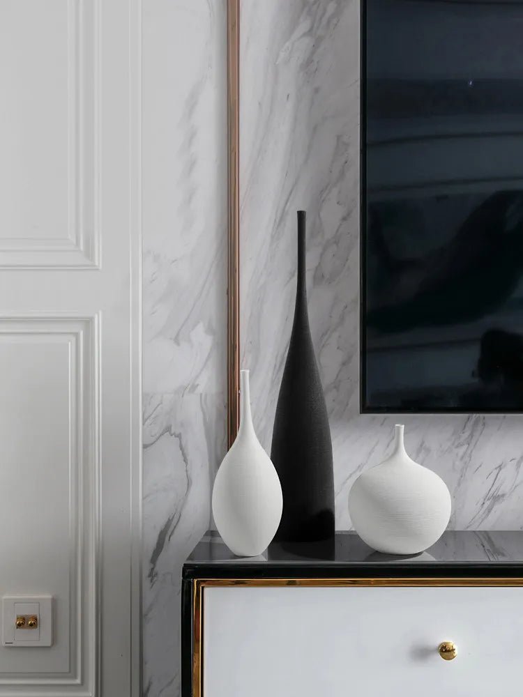 Virelle Maison - Vase en céramique mate minimaliste – style scandinave | Virelle Maison