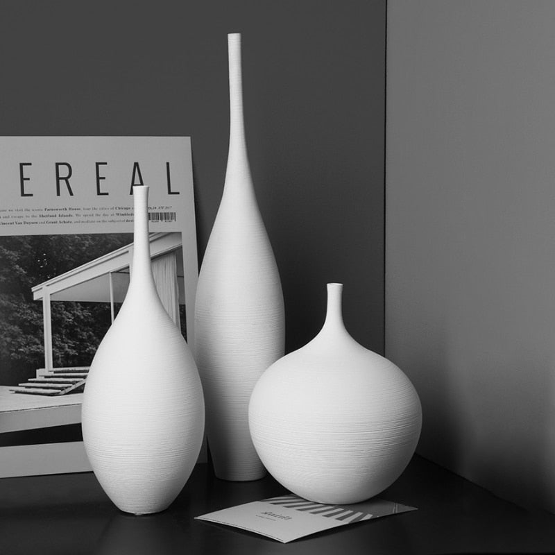 Virelle Maison - Vase en céramique minimaliste fait main | Virelle Maison