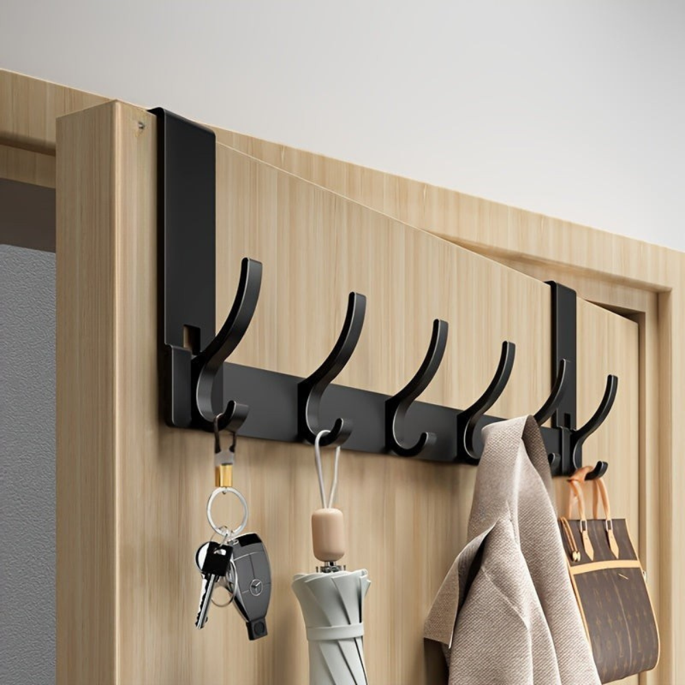 Crochet porte-vêtement en aluminium minimaliste | Virelle Maison